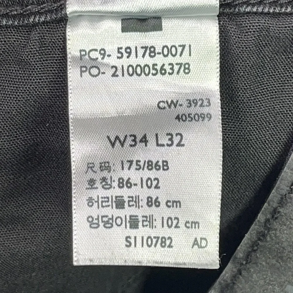 Signature By Levi Strauss Slim Fit Jeans Mens 34x32 (Measures 33x30) Black